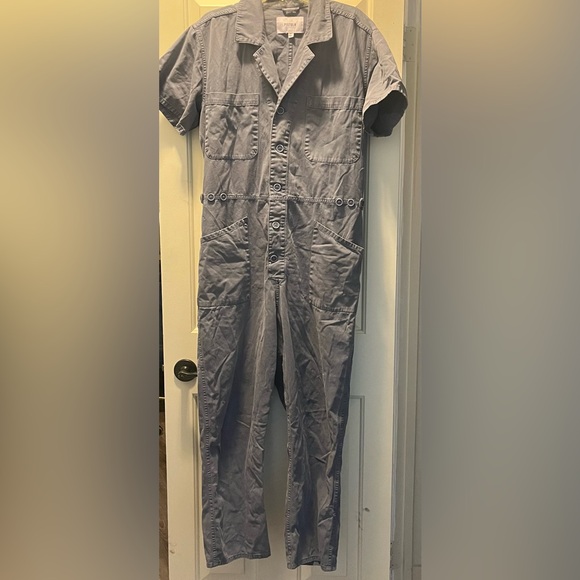 Pistola Gray Cargo Jumpsuit - Picture 1 of 5